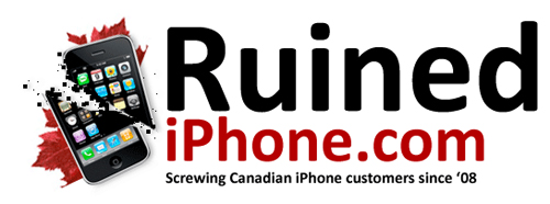 Ruined iPhone Canada