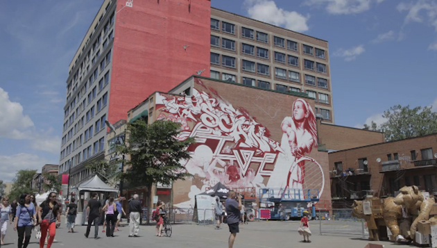 Festival Mural in Montreal