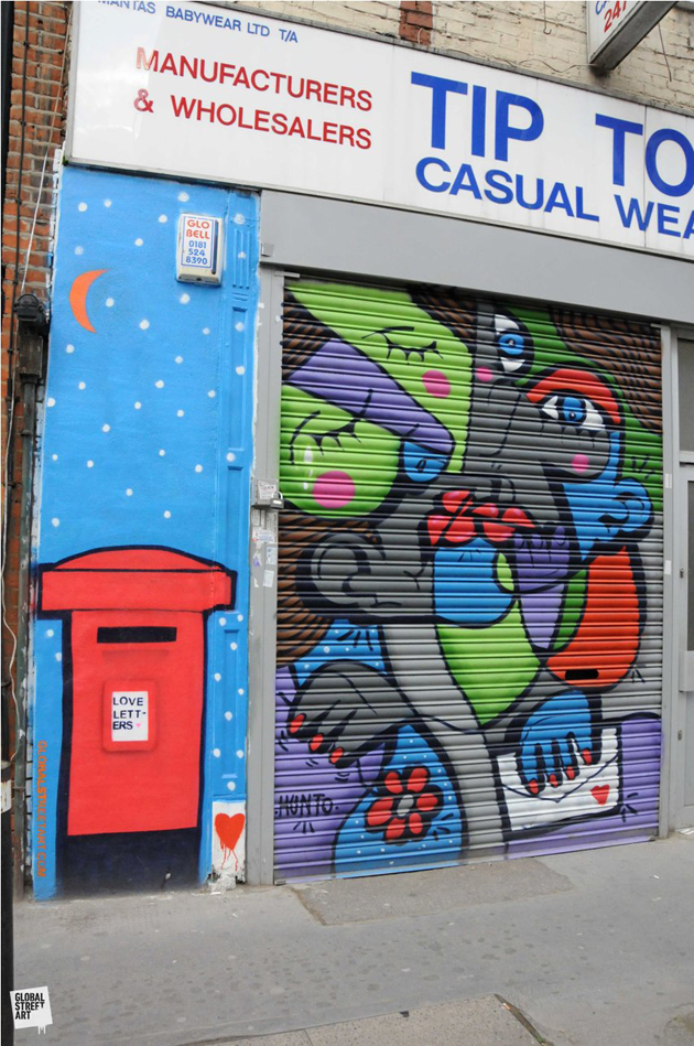 Hunto street art painting Hunto street art painting