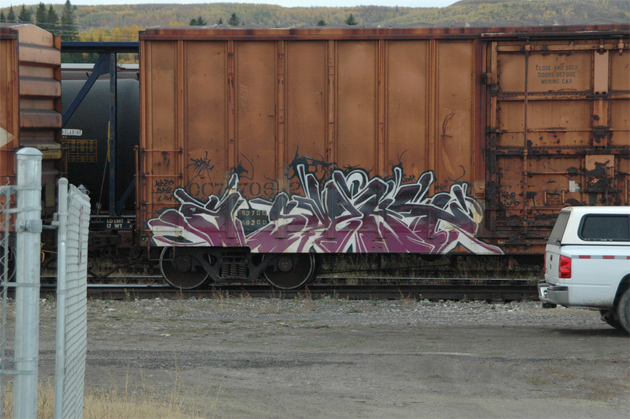 aspekt graffiti boxcar