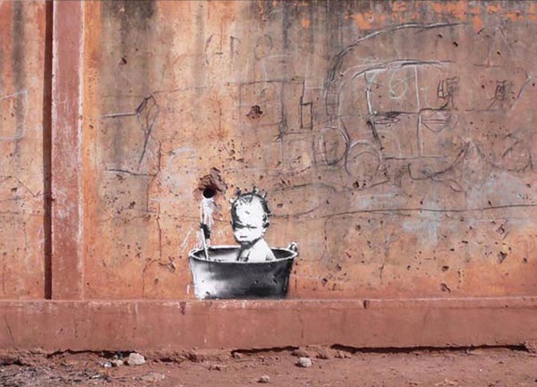 Banksy Stencil Art Africa