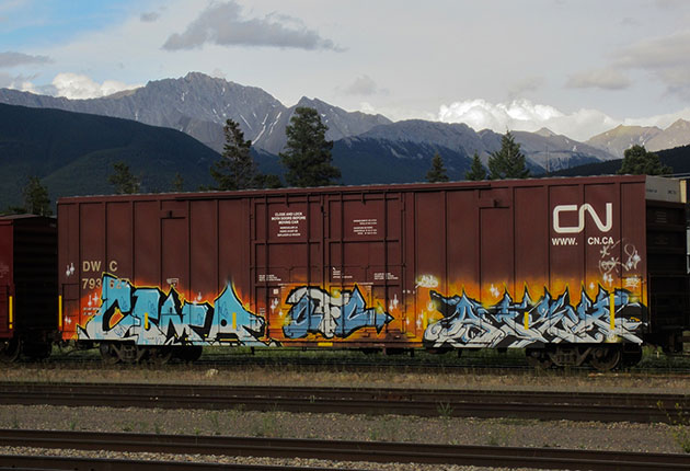 coma afex freight boxcar graffiti