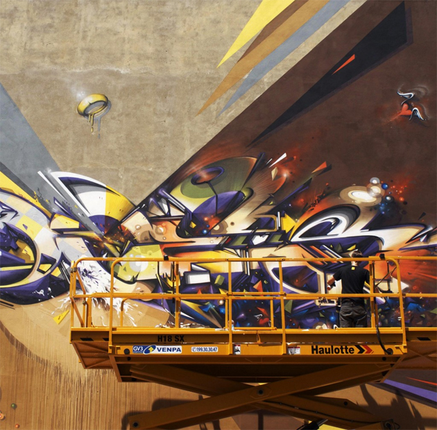 does graffiti progress