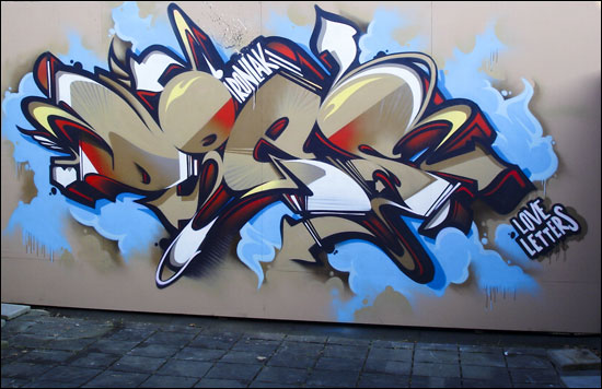 Does is from the Love Letters crew and he puts in some interesting work onto 