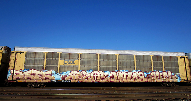 end to end graffiti autorack