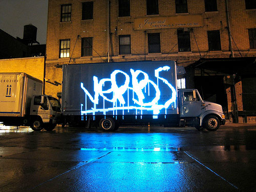 Verbs Light Graffiti