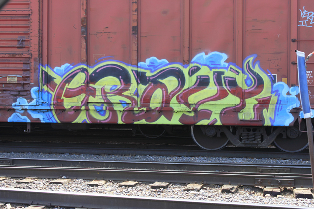 gravy graffiti boxcar