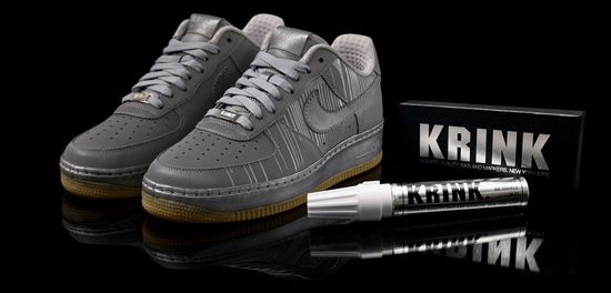 Nike Krink Air Force 1s