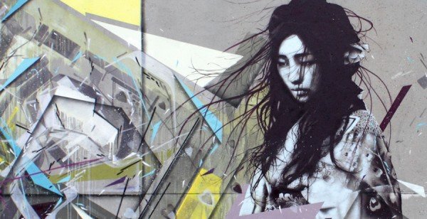 london street art by fin dac