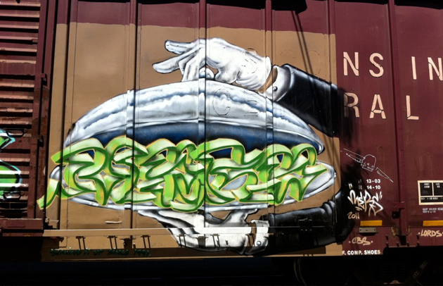 mers cbs graffiti boxcar
