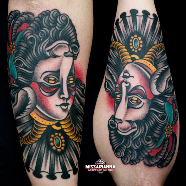 miss arianna traditional tattoo