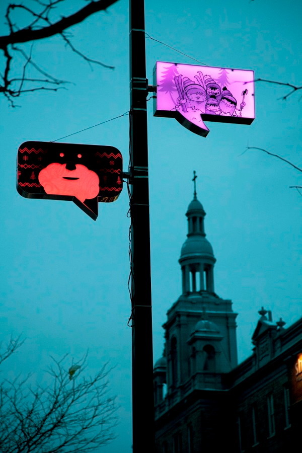 montreal comic lamps