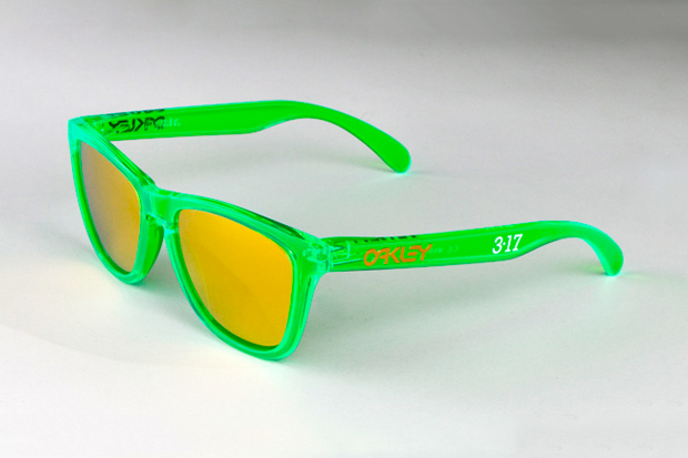 lime green oakley sunglasses