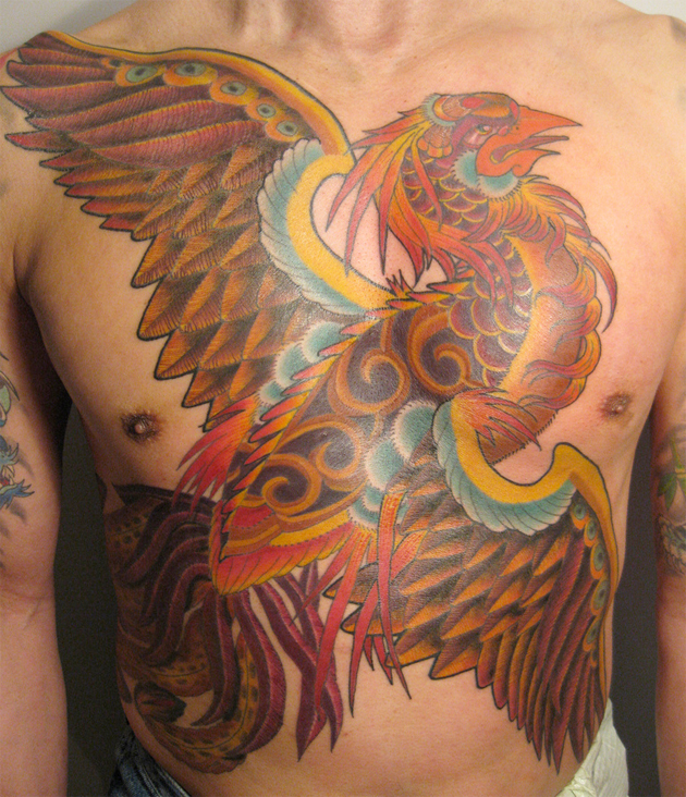 phoenix tattoo chest For this week 39s Tattoo Tuesday we 39ve featured this
