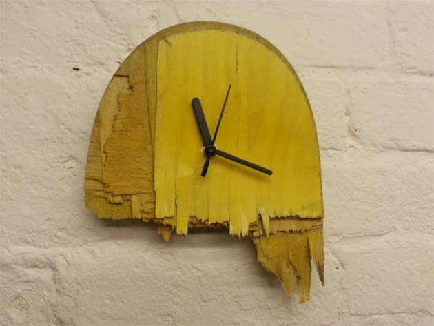 skateboard deck clock