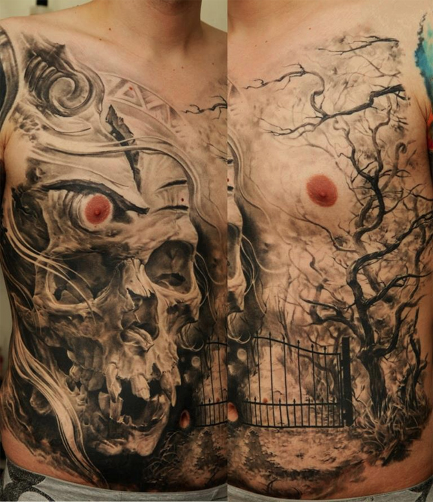 skull tattoo