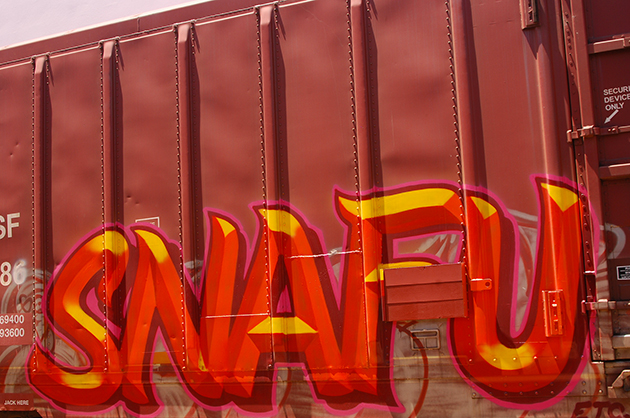 snafu graffiti boxcar snafu graffiti boxcar