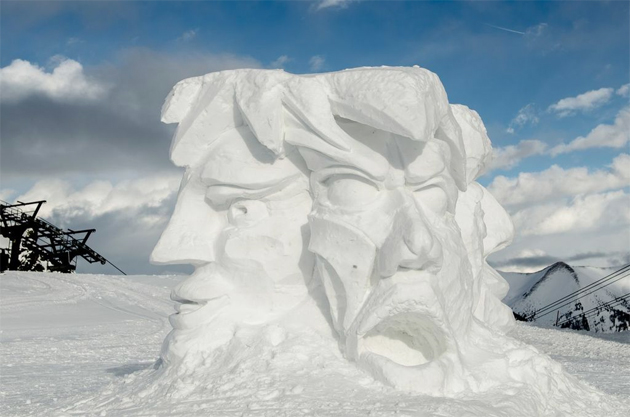 snow sculpture