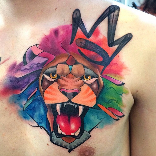 spendlo tattoo lion