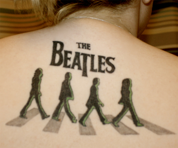 beatles tattoo. For this week#39;s Tattoo Tuesday