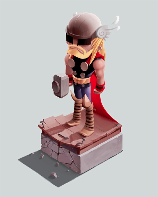 thor illustration by andrew wilson