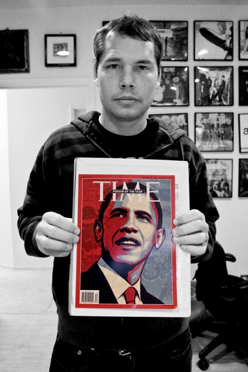 Shepard Fairey Time Magazine