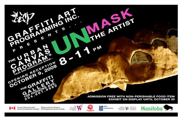 un mask the artist graffiti gallery winnipeg un mask the artist graffiti gallery winnipeg