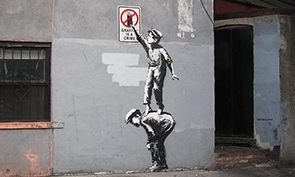 Banksy – Graffiti is a Crime