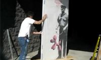 Banksy Graffiti Wall Removed in LA