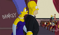 Banksy on the Simpsons Again