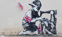 The Latest Banksy Stencil in London