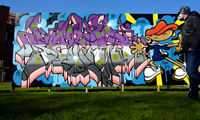 Bates Graffiti Time-lapse