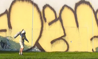 Demos & Dekor Graffiti Black & Yellow