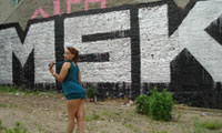 New York Girls Love MSK Graffiti
