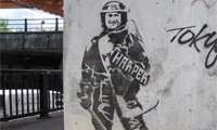 Harper’s Army – G20 Stencil Graffiti
