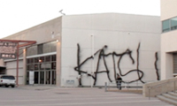 Katsu Graffiti on MOCA in LA