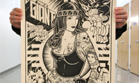 Mike Giant Tattoo Print