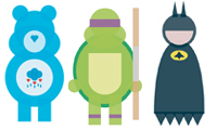 Minimalist Shape Characters