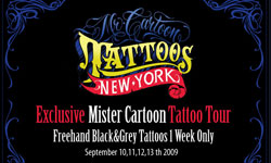 Mister Cartoon Tattoo Tour