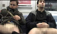 No Underwear Subway Ride