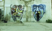 Pat and Fis Painting in Barcelona