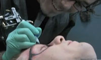Glasses Tattooed On a Guy’s Face