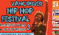 Vancouver Hip Hop Festival Against War 2007